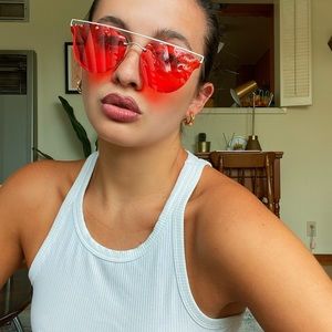 ❤️SOLD❤️ YHF RED TINT SUNGLASSES